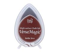 Tsukineko Tinta VERSAMAGIC Color marrón Rojizo Intenso Efecto Tiza 32x50mm. Almohadilla Gota