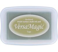 Tsukineko Tinta VERSAMAGIC Color Salvia Efecto Tiza 95x65mm. Almohadilla