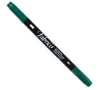 Tsukineko VersaCraft Fabrico Marker Forest (Verde) -Rotuladores Doble Permanentes-para Cartulina, Ropa y Textil-Marcador Punta Fina y Pincel para Lettering, Dibujo y Manualidades, Bosque, 12 x 171 mm