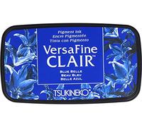 Tsukineko VersaFine Belle Clair Almohadilla de Tinta, Material sintético, Color Azul, 5,6 x 9.7 x 2.3 cm