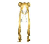 Tsukino Usagi 120cm Long Golden Heat Resistant Synthetic Hair Cosplay Wig + Wig Cap