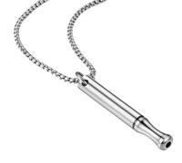 TSUOUKL 1 Pieza Collar Antirrónquidos de Acero Inoxidable para Dejar de Fumar, Reducir Estrés y Ansiedad, Relajación, Perfecto para Yoga, Apoyo en el Control de Hábitos, Uso Diario para Hombre y Mujer