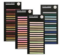 TSUOUKL 1200 Piezas Marcadores Adhesivos, Notas Adhesivas Índices, Pestañas Adhesivas de Colores para Notas, Libros, Clasificación de Archivos, Escuela, Oficina