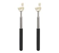 TSUOUKL 2 Unidades Palillo Puntero Retráctil para Profesores - Mini Bastón Demostración Aula, Lectura, Presentaciones | Portátil y Durable