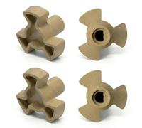 TSUOUKL 4 Piezas Acoplador en Forma de Y para Plato Giratorio de Microondas, Repuesto Universal para Samsung, LG, Panasonic, Soporte de Impulsión de Plástico Resistente