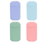 TSUOUKL 4 Piezas Botellas Spray Tarjeta Macaron - Vaporizador Portátil Para Viajes, Retoques Diarios De Perfume Y Cosméticos