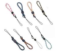 TSUOUKL Cordón correa muñeca de mano,orreas de Muñeca Cámara Cordón de mano con correa para la muñeca Lanyard Finger Strap para Todo 8Pcs correas de muñeca Celulares unidad flash USB Mp3 Mp4
