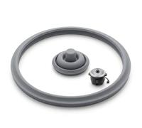 TSUOUKL Junta de Cierre 22cm y Junta de Indicador para WMF Perfect, Silit Sicomatic, Repuesto de Silicona para Olla Express 3L/4,5L/6,5L/8,5L, Grado Alimenticio, Sin BPA