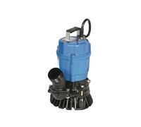 Tsurumi Pump HS2.4S - Bomba de basura sumergible con agitador de 1/2 HP 115 V, descarga de 2 pulgadas, ideal para aplicaciones de deshidratación con arena, sólidos y otros desechos | 39 GPM / 2340 GPH