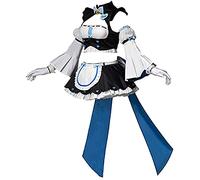 TSUSF Nekopara Anime Cosplay Racing Girl Cat Girl Sirvienta Vestido Lolita Vestido de Vainilla Chocola Cosplay Disfraz (Color: Vainilla, Talla XL: