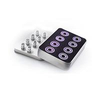 TSWASWUGP Rodamientos 16 Uds ILQ-11 rodamiento de Patinaje en línea Acero Cromado 608 for Carreras Pista Velocidad Deslizante Alta Potencia rodamientos silenciosos 608rs