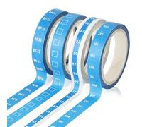 TSWNG 4 rollos Washi Tape Bullet Journal Fecha Cinta adhesiva para manualidades, cinta adhesiva Washi redespegable Masking Tape Scrapbook Planer cinta adhesiva para arte, cuaderno DIY calendario