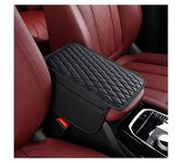 TSWNG Reposabrazos para consola central de coche, tapizado de piel, acolchado con 2 bolsillos de almacenamiento, cojín universal para reposabrazos (30,8 x 20 x 1,5 cm)