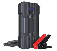 TSX TOOL Arrancador de Batería para Coche 8000mAh Jumpstarter S301 con Pinzas Inteligentes Linterna LED SOS Compacto 12V