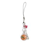 Tsynapter Llavero con colgante de corazón dulce en forma de fruta para teléfono, llavero moderno y divertido para amigas, hermanas, mejores amigas, pequeñas frutas, D, Talla única