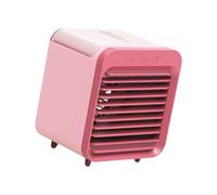 Tsynapter Ventilador de aire evaporativo eficiente con grandes tanques de agua, 3 velocidades, textura fácil de limpiar, para ambiente seco, refrigeración portátil