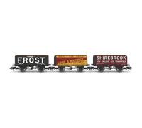TT:120 Hornby TT6042 7 Plank Wagon triple pack - Lowe & Warwick Bernard T Frost