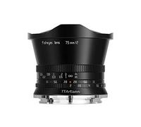 TT Artisan 7,5 mm F2.0 APS-C Fisheye Conector MFT Mount Black Ultra Gran Angular con ángulo de visión de 180 Grados