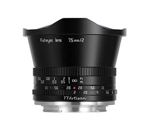 TT Artisan 7.5mm f2.0 Compatible con Canon R Mount Color Negro sin filtre