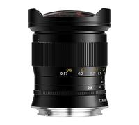 TT Artisan Fisheye - Objetivo Gran Angular (11 mm, Conector Canon R, Carcasa de Aluminio, ángulo de visión de 180 Grados), Negro