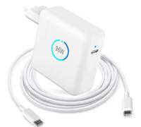 TT&C Cargador Rápido USB C de 96W, Compatible con MacBook Pro 16/15/14/13 Pulgadas, MacBook Air 2020/2019/2018, iPad Pro 12.9/11 Pulgadas, Lenovo, con Cable USB C a C de 2M