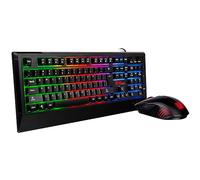 TT Esports Challenger (ALEMÁN) Combo Teclado USB Negro