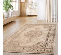 TT Home Alfombra Salón Comedor Vintage Oriental Pelo Corto Diseño Abstracto Robusto, Tamaño:240x340 cm