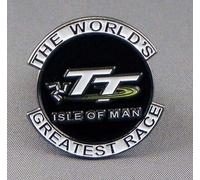 TT Isle of Man The Worlds Greatest Race Moto Insignia del Perno del Esmalte