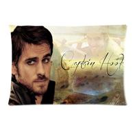 Tt-shop Soft Zippered Pillowcase Pillow case Cover 20*30 Inch (Twin sides) Once Upon A Time Captain Hook 02 Pattern Fashion Design