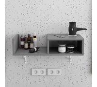 TT-YEC Banco De Herramientas Profesional De Pared Para Barbería, Estación De Barbería Profesional De Madera Con Cajones Y Soporte Para Secador De Pelo.,Fl60×w30×h16cm