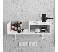 TT-YEC Banco De Herramientas Profesional De Pared Para Barbería, Estación De Barbería Profesional De Madera Con Cajones Y Soporte Para Secador De Pelo.,Hl70×w30×h16cm