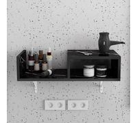 TT-YEC Banco De Herramientas Profesional De Pared Para Barbería, Estación De Barbería Profesional De Madera Con Cajones Y Soporte Para Secador De Pelo.,Kl60×w30×h16cm
