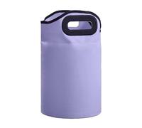 TT-YEC Baño De Pie De Viaje Plegable, Bolsa De Baño De Pie Resistente A Alta Temperatura Con Manija, Cubo De Baño De Pies Multifuncional, Baño De Pies Portátil, Adecuado Para Lavar Ropa,Púrpura