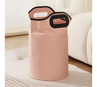 TT-YEC Baño De Pie De Viaje Plegable, Bolsa De Baño De Pie Resistente A Alta Temperatura Con Manija, Cubo De Baño De Pies Multifuncional, Baño De Pies Portátil, Adecuado Para Lavar Ropa,Rosado