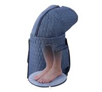 TT-YEC Baño De Pies Plegable Portátil, Cubo Para Baño De Pies Hasta La Rodilla, Equipado Con Almohadilla De Masaje Para Pies, Bolsa De Baño De Pies Multifuncional, Ahorra Espacio,Azul