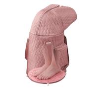 TT-YEC Baño De Pies Portátil A La Altura De La Rodilla, Cubo Plegable Para Remojar Los Pies Con Asa, Spa Para Pies Para Hombres Y Mujeres, Baño De Pies De Viaje,Rosado
