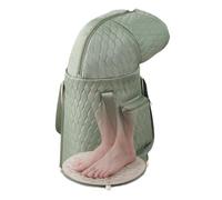 TT-YEC Baño De Pies Portátil A La Altura De La Rodilla, Cubo Plegable Para Remojar Los Pies Con Asa, Spa Para Pies Para Hombres Y Mujeres, Baño De Pies De Viaje,Verde