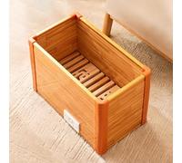 TT-YEC Calentador De Pies Seguro Y Portátil, Calentador De Pies Y Tobillos De Madera Con Ajuste De Temperatura Continuo De 5 Niveles, Almohadilla Térmica Simple/Doble.,Xl