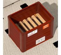 TT-YEC Calentador De Pies Y Piernas para Invierno, Calefactor Doméstico De Madera Maciza con Ajuste De Temperatura Continuo, Calentador De Pies Individual/Doble.,Bl42×w32×h30cm