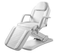 TT-YEC Cama De Belleza Profesional, Reclinador De Tatuaje De Masaje Eléctrico, Altura Ajustable, Cama De Spa Con Respaldo Y Reposapiés Ajustables, 3 Motor Salón De Belleza Cama Facial,blanca