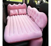 TT-YEC Cama para Coche con Bomba De Aire, Colchón Hinchable para Coche, Colchoneta Portátil Gruesa para Viajes Y Camping, con 2 Almohadas Y Base De Soporte,D