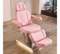 TT-YEC Camilla Eléctrica Para Salón De Belleza, Sillón Reclinable Multifuncional Para Masajes Y Tatuajes Con Respaldo Y Patas Ajustables, Asiento Con Calefacción,A hand control