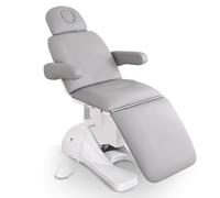 TT-YEC Camilla Eléctrica Para Tatuajes, Camilla De Masaje, Camilla De Belleza Con 4 Motores, Respaldo, Altura, Soporte Para Piernas Ajustable, Asiento Con Calefacción, Sillón De Belleza,Gris