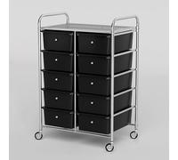 TT-YEC Carro De Almacenamiento Móvil De Gran Capacidad, Organizador De Estanterías Para Peluquería Con 4-20 Cajones, Armario De Almacenamiento Con Ruedas Para Salón De Belleza.,10 drawers c