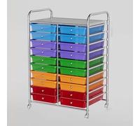 TT-YEC Carro De Almacenamiento Móvil De Gran Capacidad, Organizador De Estanterías Para Peluquería Con 4-20 Cajones, Armario De Almacenamiento Con Ruedas Para Salón De Belleza.,20 drawers b