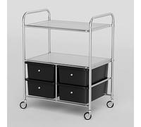 TT-YEC Carro De Almacenamiento Móvil De Gran Capacidad, Organizador De Estanterías Para Peluquería Con 4-20 Cajones, Armario De Almacenamiento Con Ruedas Para Salón De Belleza.,4 drawers d