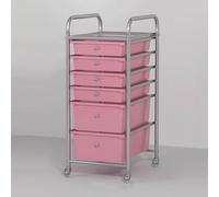 TT-YEC Carro De Almacenamiento Móvil De Gran Capacidad, Organizador De Estanterías Para Peluquería Con 4-20 Cajones, Armario De Almacenamiento Con Ruedas Para Salón De Belleza.,6 drawers c