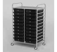 TT-YEC Carro De Almacenamiento Móvil De Gran Capacidad, Organizador De Estanterías Para Peluquería Con 4-20 Cajones, Armario De Almacenamiento Con Ruedas Para Salón De Belleza.,20 drawers a
