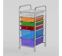 TT-YEC Carro De Almacenamiento Móvil De Gran Capacidad, Organizador De Estanterías Para Peluquería Con 4-20 Cajones, Armario De Almacenamiento Con Ruedas Para Salón De Belleza.,6 drawers b