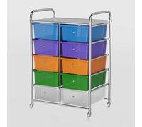 TT-YEC Carro De Almacenamiento Móvil De Gran Capacidad, Organizador De Estanterías Para Peluquería Con 4-20 Cajones, Armario De Almacenamiento Con Ruedas Para Salón De Belleza.,10 drawers b